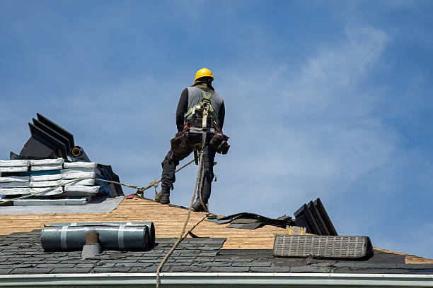 Professional Gutter Installation technician working in Camp Hill, PA